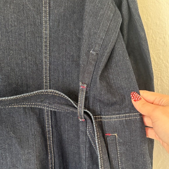 Nine & Compant Denim Trench Coat - Picture 9 of 11